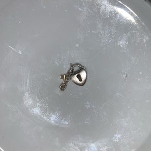Heart and Key Pandora Charm